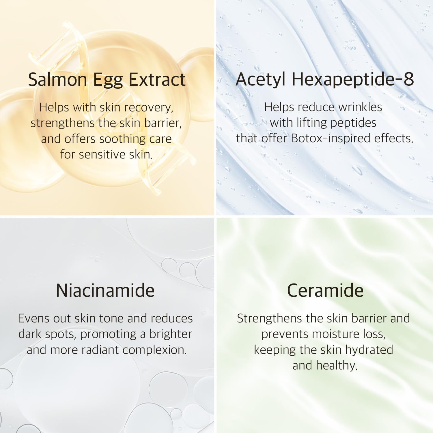 eyeNlip Salmon & Peptide Nutrition Cream – 1.76 fl oz– Deeply Hydrating Face Moisturizer with Collagen & Peptides for Dry, Aging Skin – Korean Skincare for Soothing Redness and Improving Elasticity