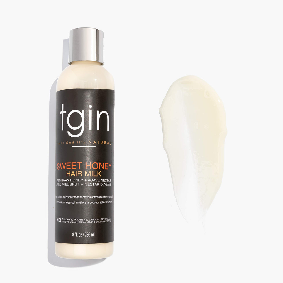 tgin Sweet Honey Hair Milk And Moisturizer For Natural Hair - Dry Hair - Curly Hair - Damaged Hair - 8 Oz
