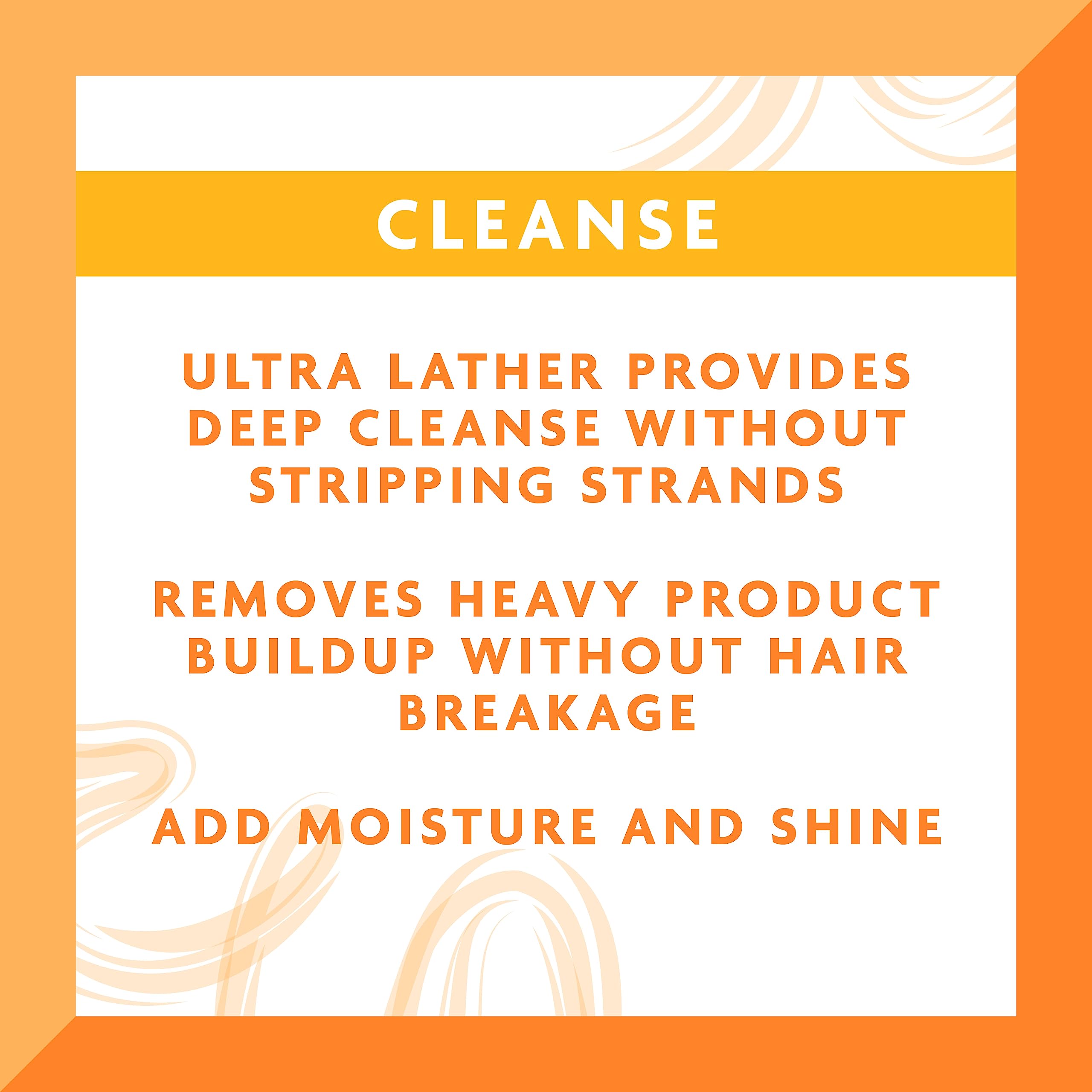 Cantu Moisturizing Cream Shampoo with Shea Butter, 13.5 fl oz