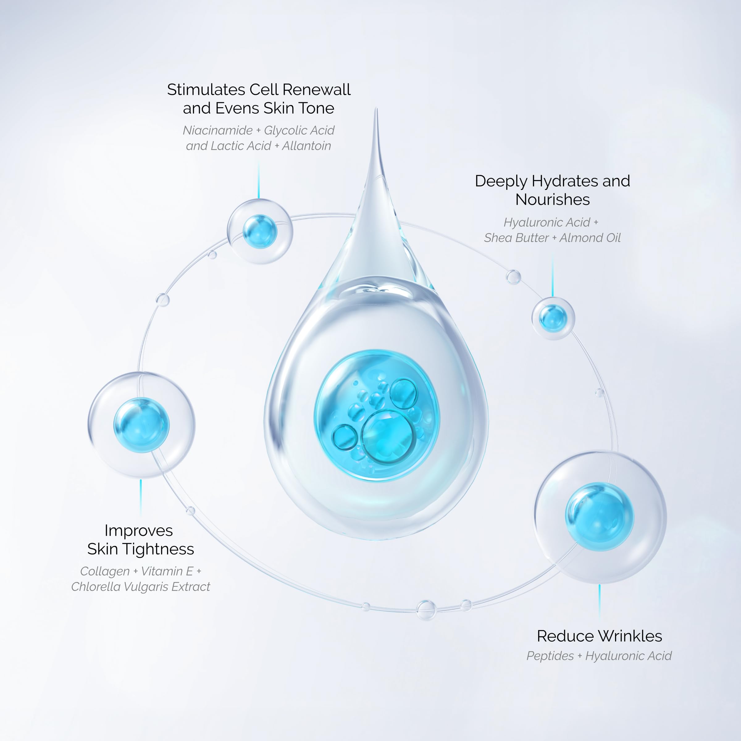 BIOSENS Antiaging Cream Moisturizer for face Prejuvenation, Reduces Wrinkles and fine lines, with Peptides, Collagen, Niacinamide & Vitamin E, Boost collagen production, 1.8 fl oz Airless Pump