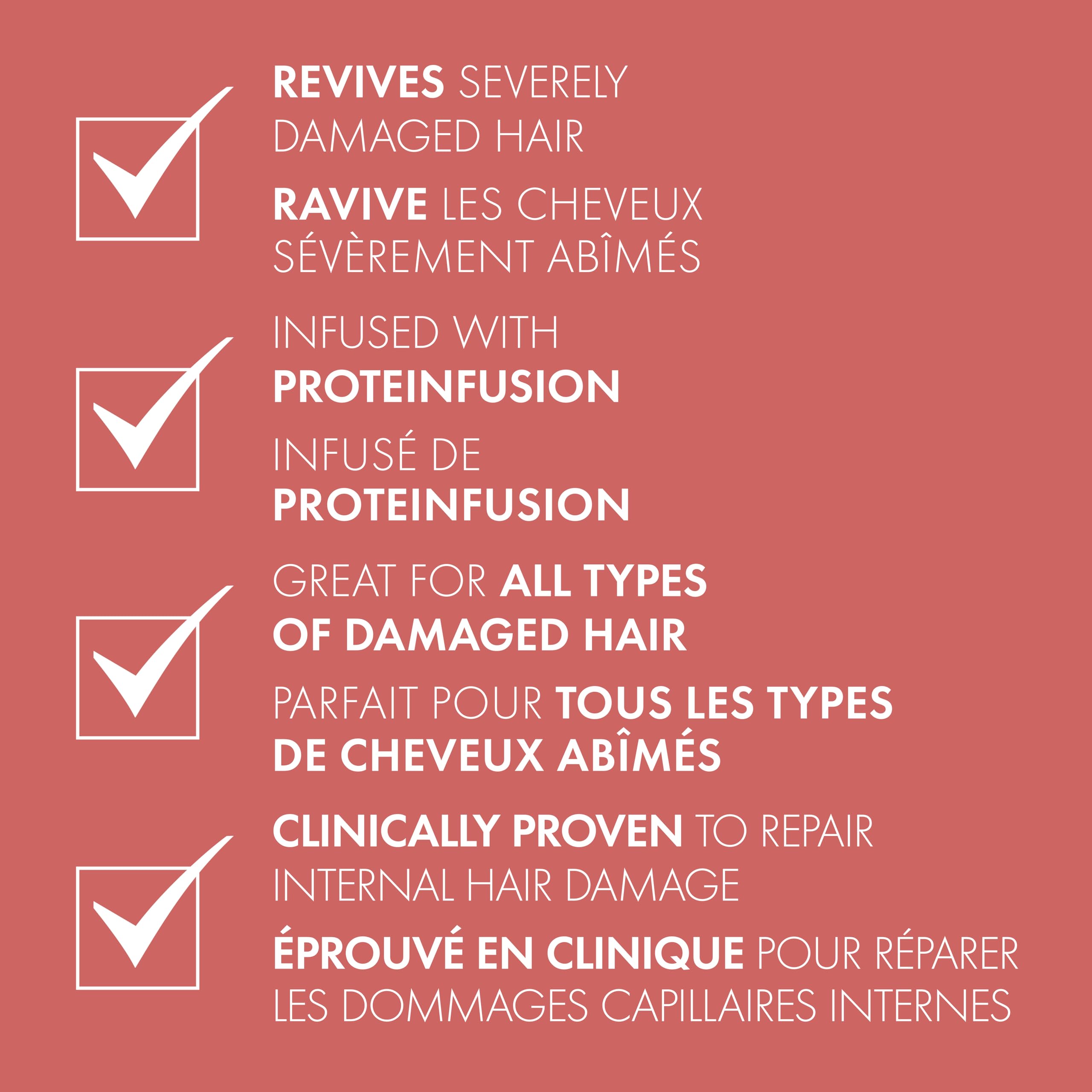 Nexxus Bond Repair Shampoo, Conditioner & Intense Rebond Treatment Bundle Amino Bond 3 Pack for All Types of Damaged Hair, with Keratin Protein and Amino Acids,