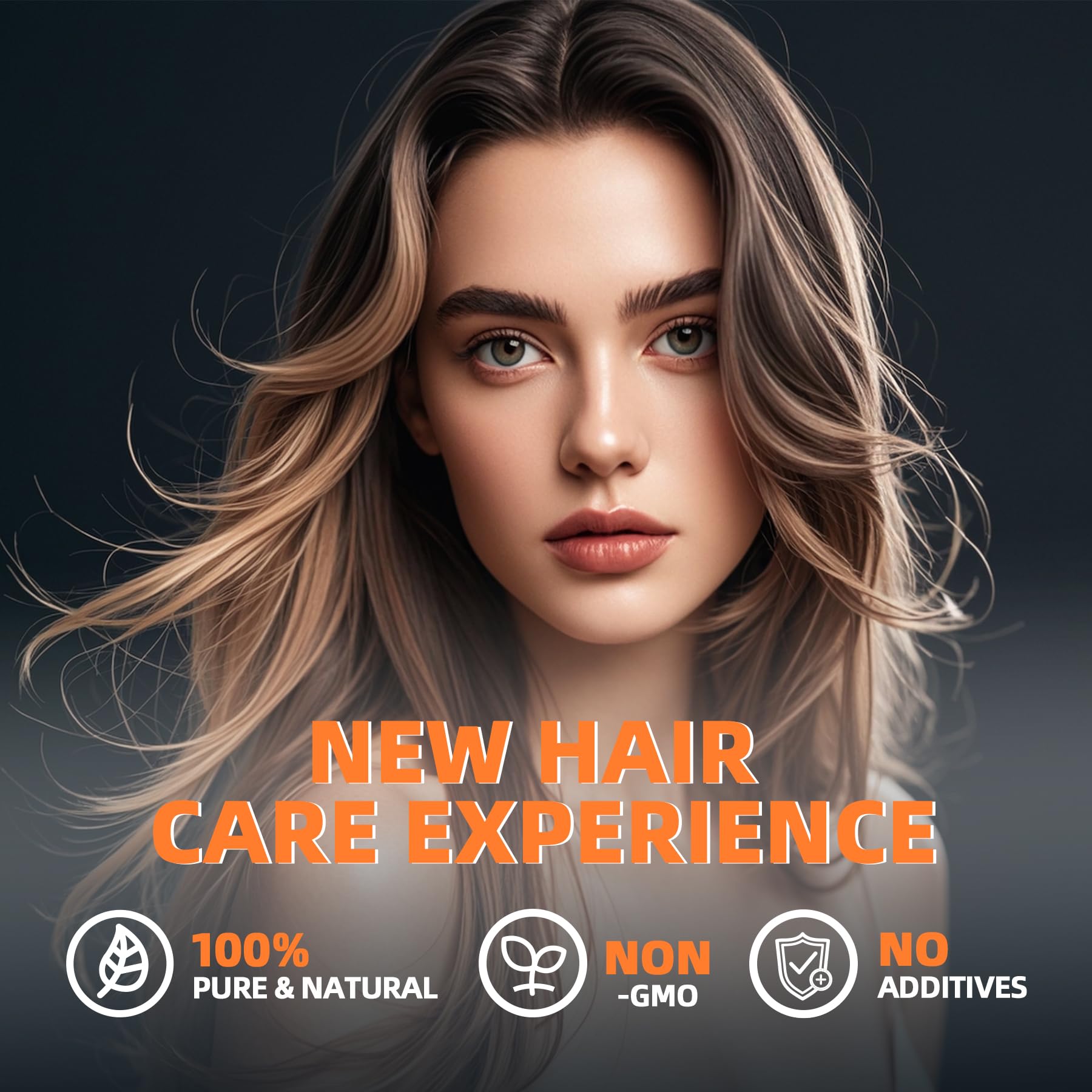 VAEYAE Gray Hair Reverse Bar and Essential Oil 2 in 1 Set, Shampoo and Conditioner Bar for Grey Hair Cover Up, Herbal Usma Grass Fo Ti Bar + Oil For Men & Women, White Hair Darkening Thickening Serum