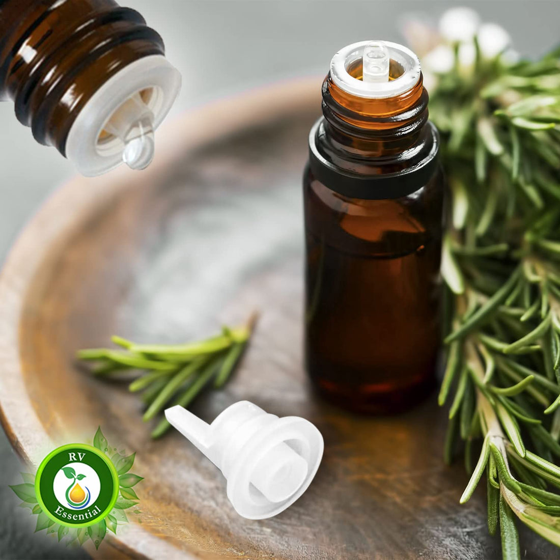 R V Essential Rosehip Seed Oil | Rosa Rubiginosa | for Face, Skin Care, Hair Care, Scalp Massage, Body Massage, Skin Moisturizer | 100% Pure Natural | Cold Pressed | 15ml | 0.507oz