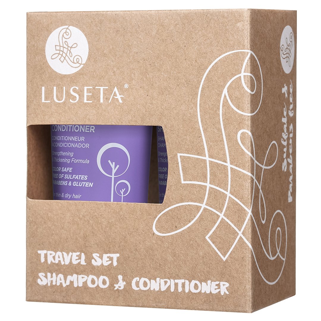 Luseta shampoo and conditioner duo set 1.01 Fl. Oz (Pack of 2)