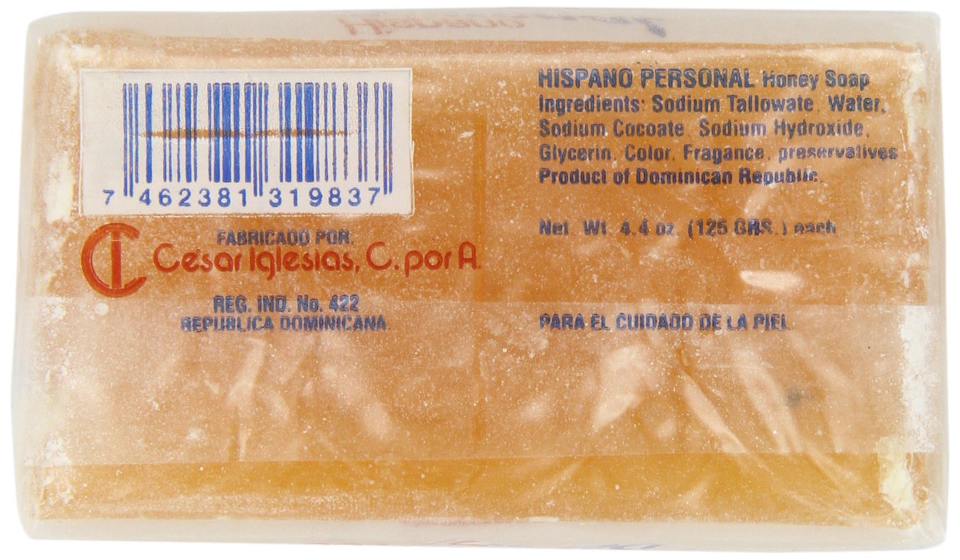 Hispano Personal con Miel 4.4oz [Honey Soap]