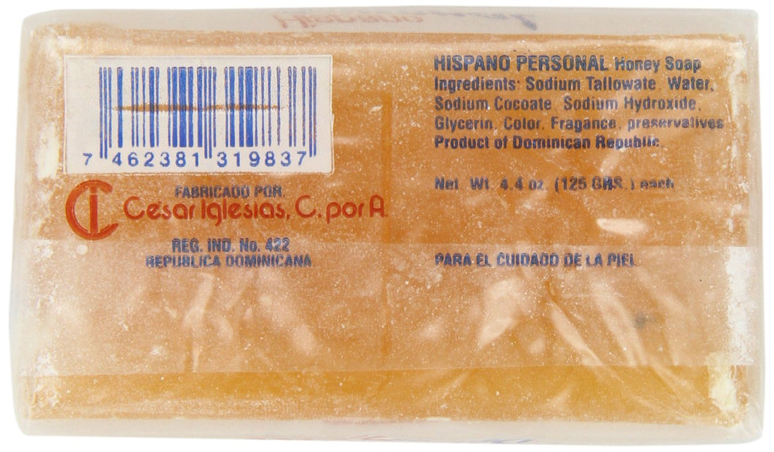 Hispano Personal con Miel 4.4oz [Honey Soap]