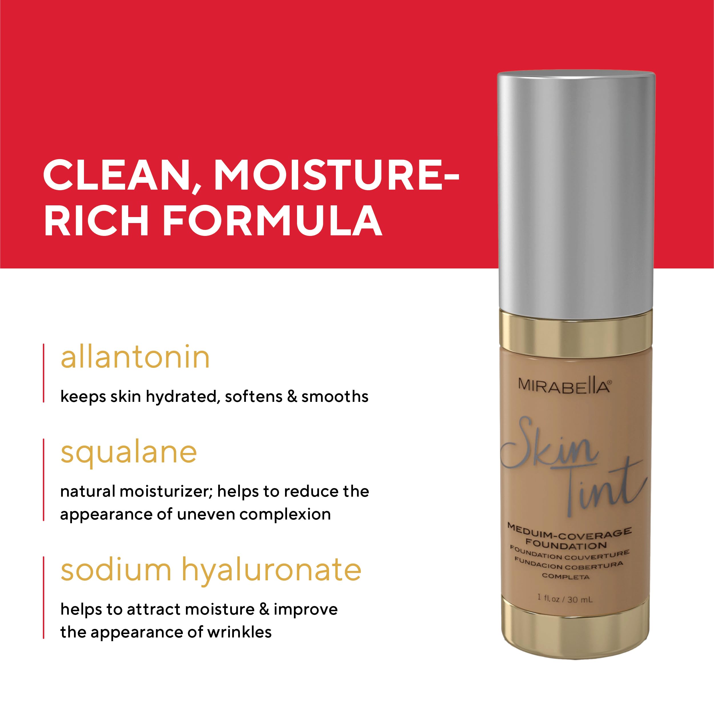 Mirabella Mirabella Skin Tint Creme Medium Coverage Foundation I C