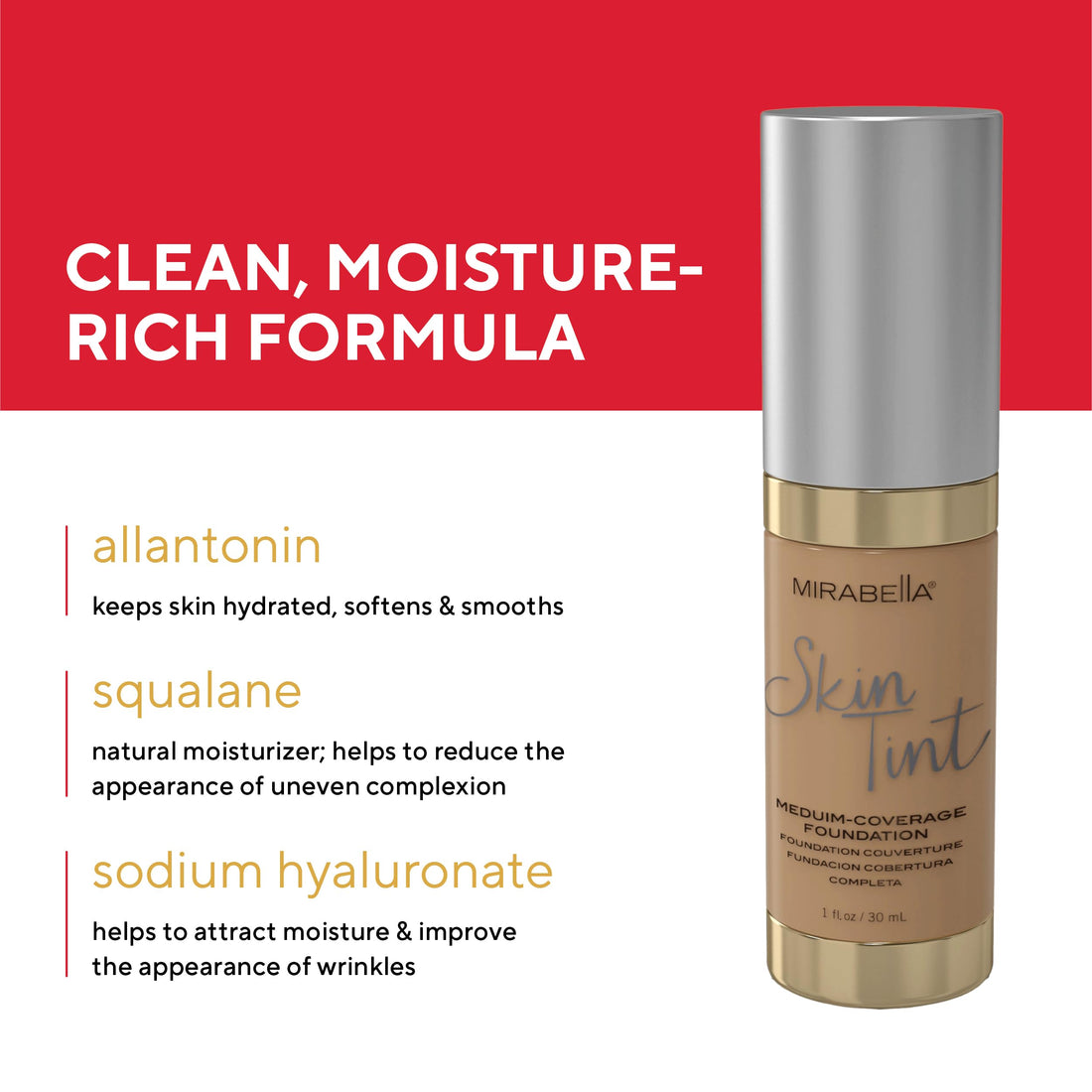 Mirabella Mirabella Skin Tint Creme Medium Coverage Foundation I C