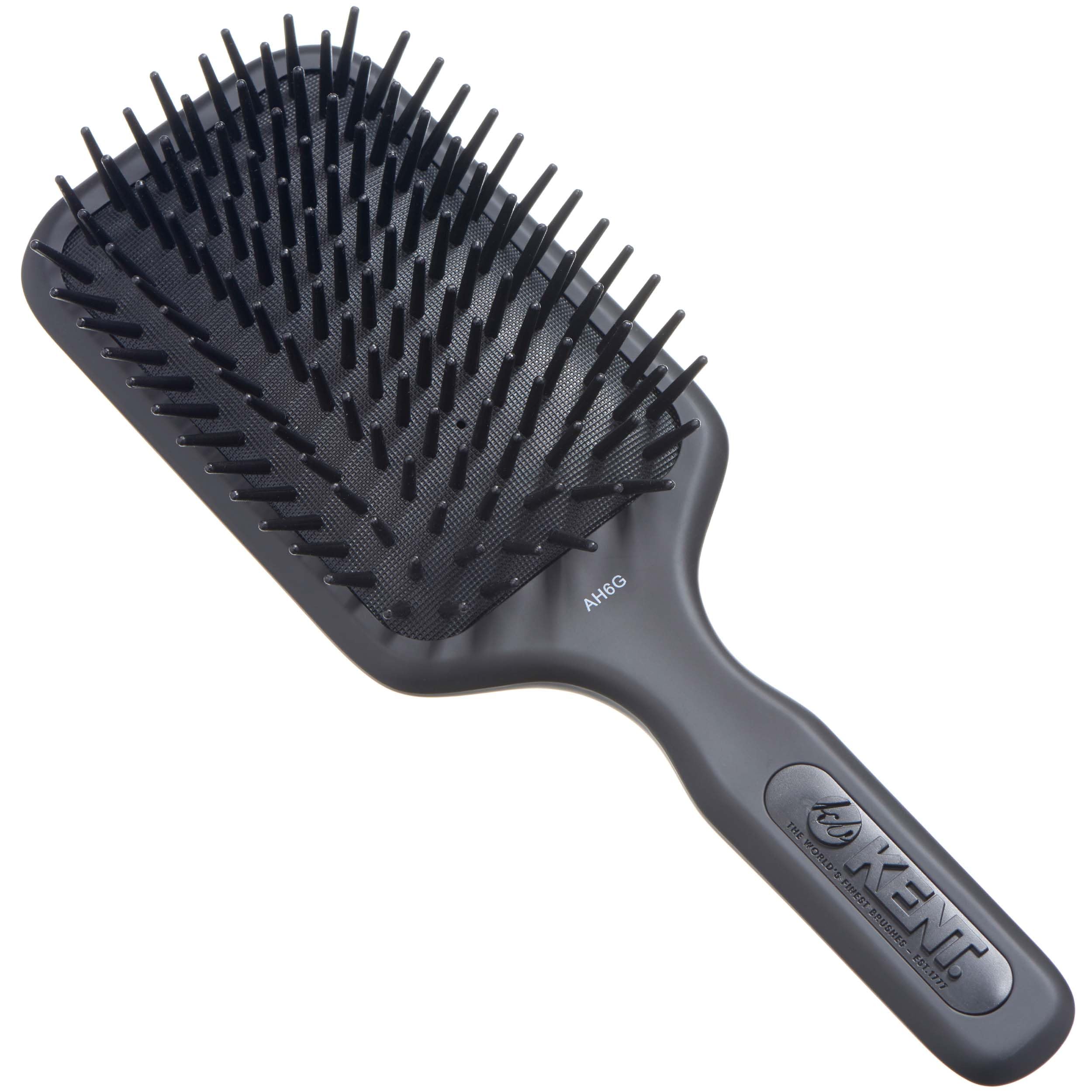 Kent AH6G Airhedz Pro Extra Large Pin Hair Brush (Fat Pin, Grey)