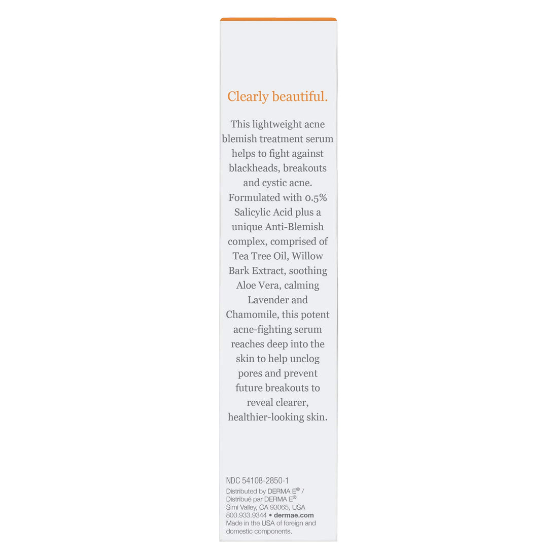 Derma E, Acne Blemish Control Treatment Serum, 2 fl oz (60 ml)