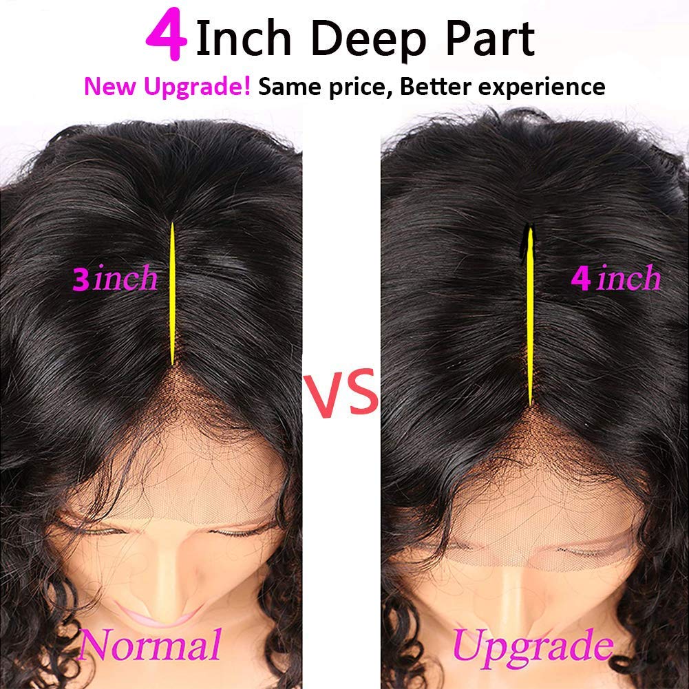 10 inch , #1B/#30 HL : ZANA Short Bob Human Hair Lace Front Wigs Brazilian Virgin Glueless Silk Straight Hair Wigs with Baby Hair for Black Women Highlight Color