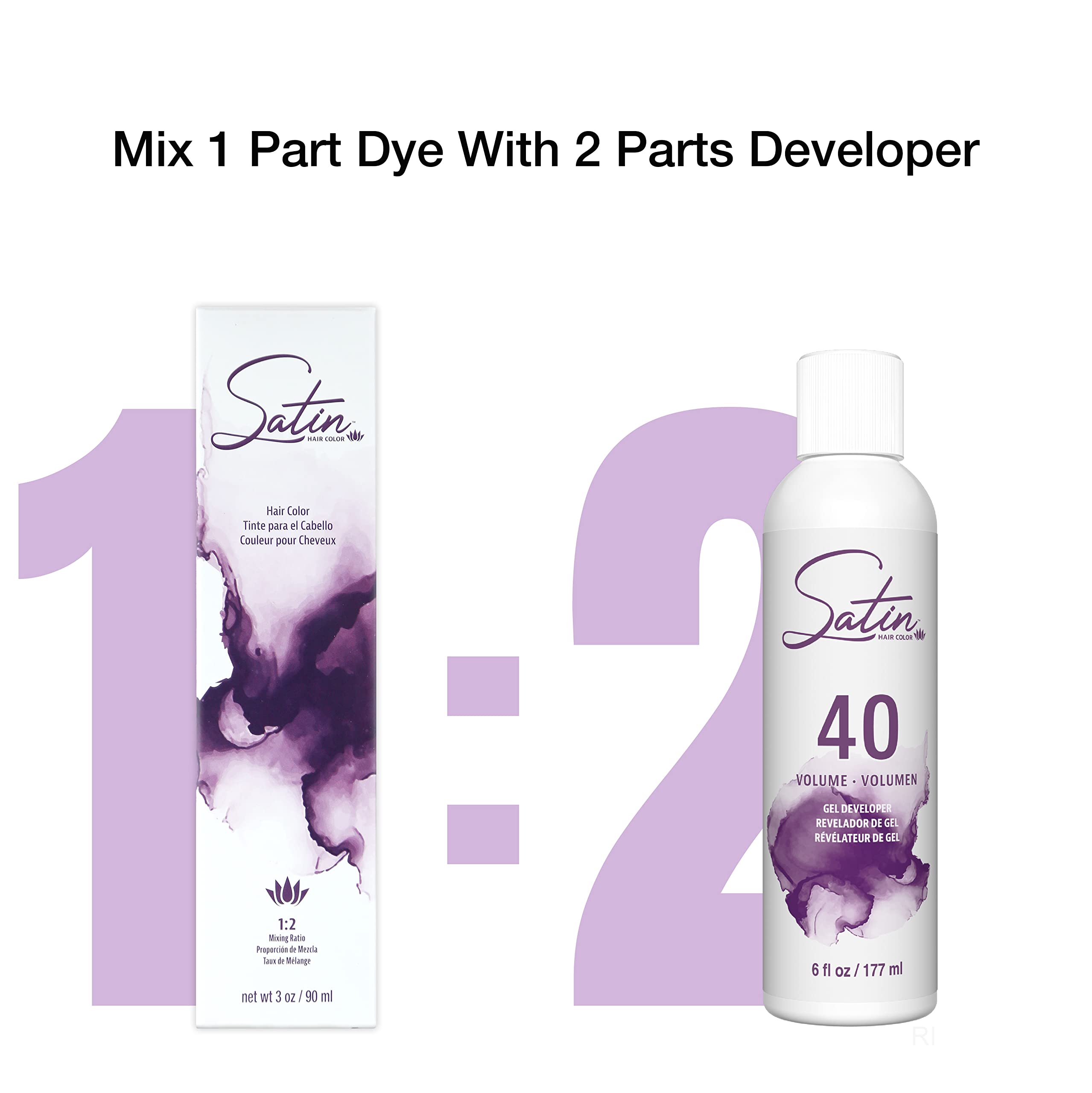 Developlus Satin Color #3N Dark Brown 3oz