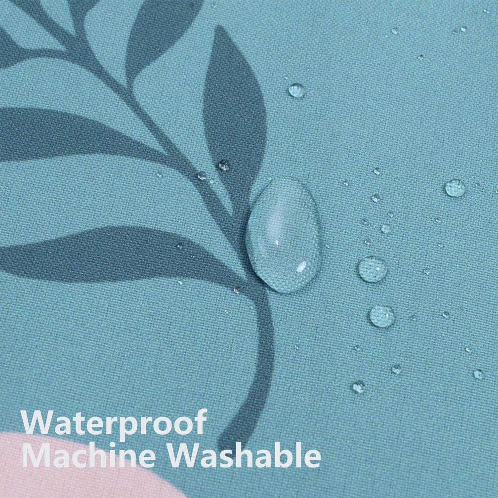 Splat Mat for Under High Chair/Arts/Crafts, WOMUMON Washable Spill Mat Waterproof Anti-Slip Floor Protector Splash Mat, Messy Mat and Table Cloth