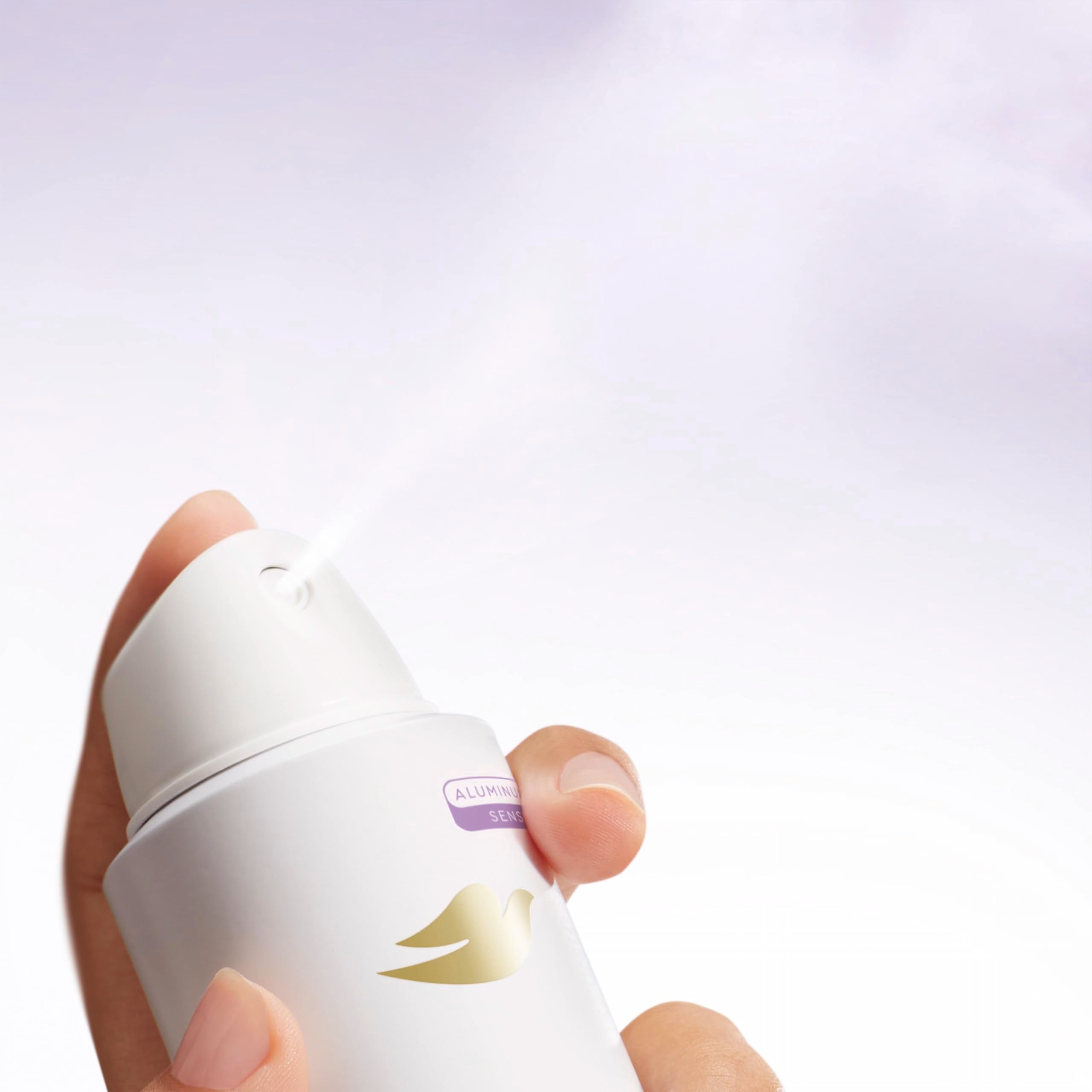 Dove Whole Body Deo Aluminum Free Invisible Spray Deodorant Coconut & Vanilla for 72h Odor Control 4 oz