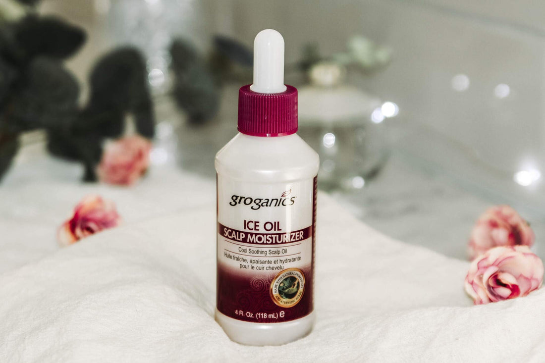 Groganics DHT Ice Oil Moisturizer Scalp 4oz