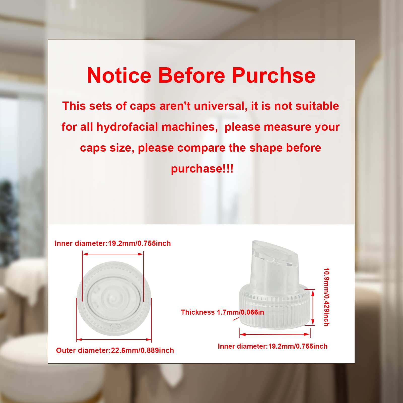 Facial Care Skin Beauty Set Hydro Dermabrasion Water Peeling Tips 9 Pcs For Elitzia ET89 ETLB246 ETLB248 Beauty Machine