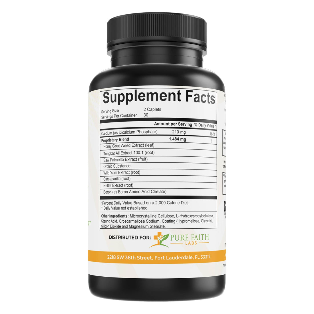 Pure Faith Labs Revive Health Men's Multivitamin | Engaged Mind, Body & Spirit | Enhanced Vitality & Energy | Dr. Jamal Bryant Recommended | Gluten-Free, Made in USA (60 Caplets)