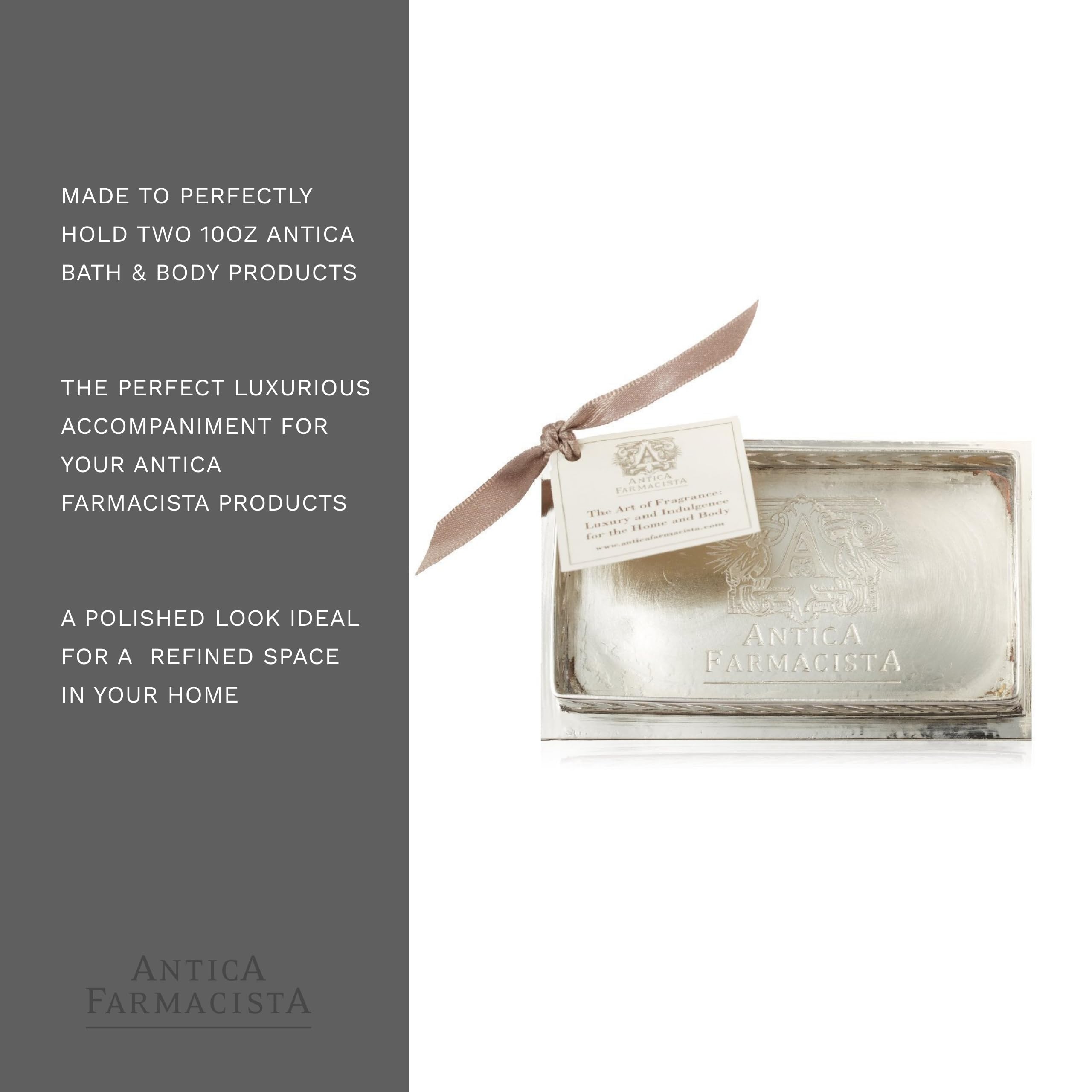 Antica Farmacista Nickel Decorative Tray For Hand Wash & Body Moisturizer