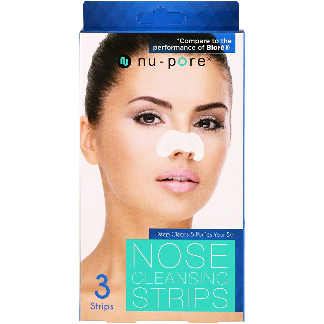 Nose Cleansing Strips For Instantly Fresh Clean Pores, 3 Strips,(Nupore)
