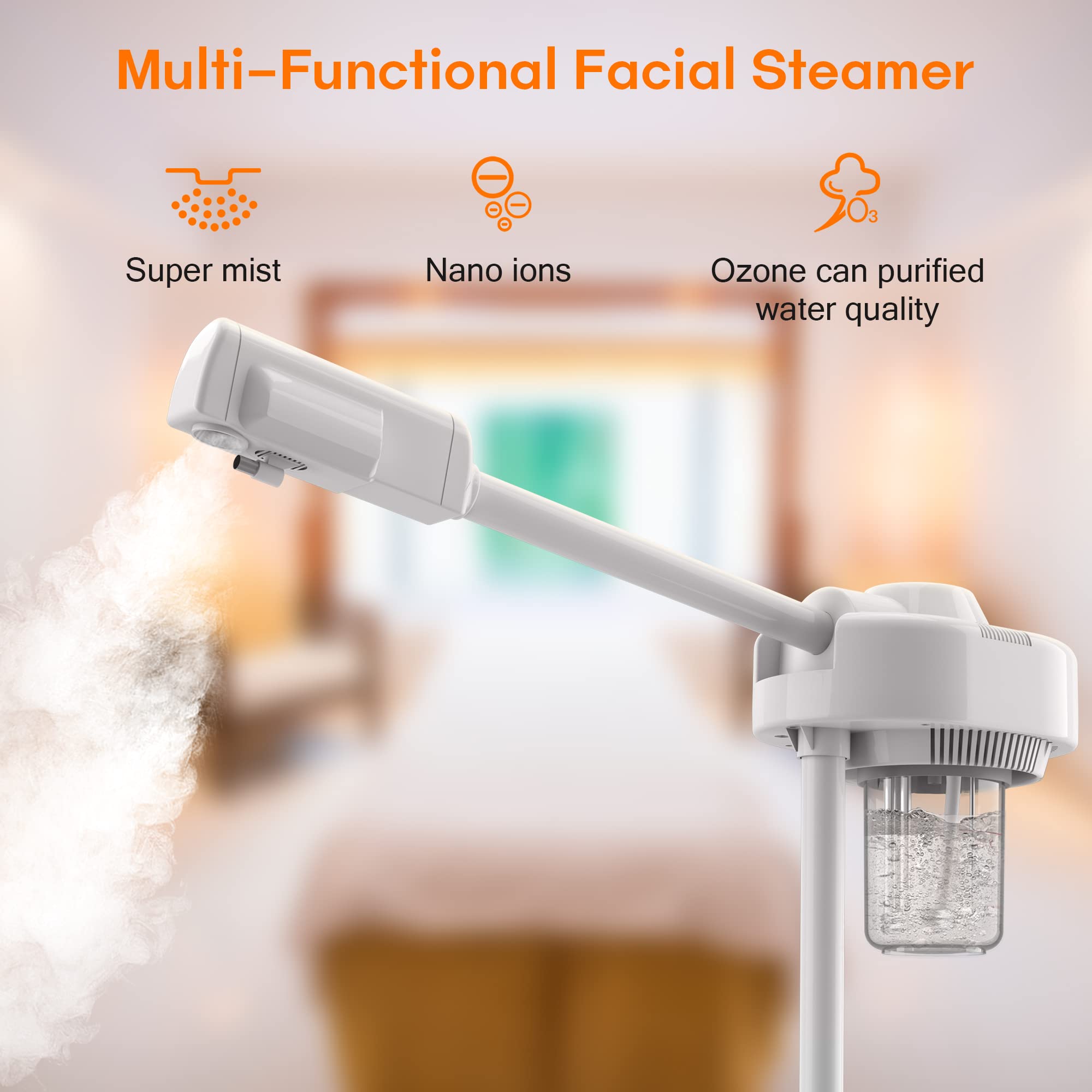 Kingsteam Professional Facial steamer (White)