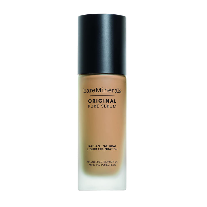 bareMinerals Original Pure Serum Radiant Natural Liquid Foundation Mineral SPF 20, Medium Neutral 3