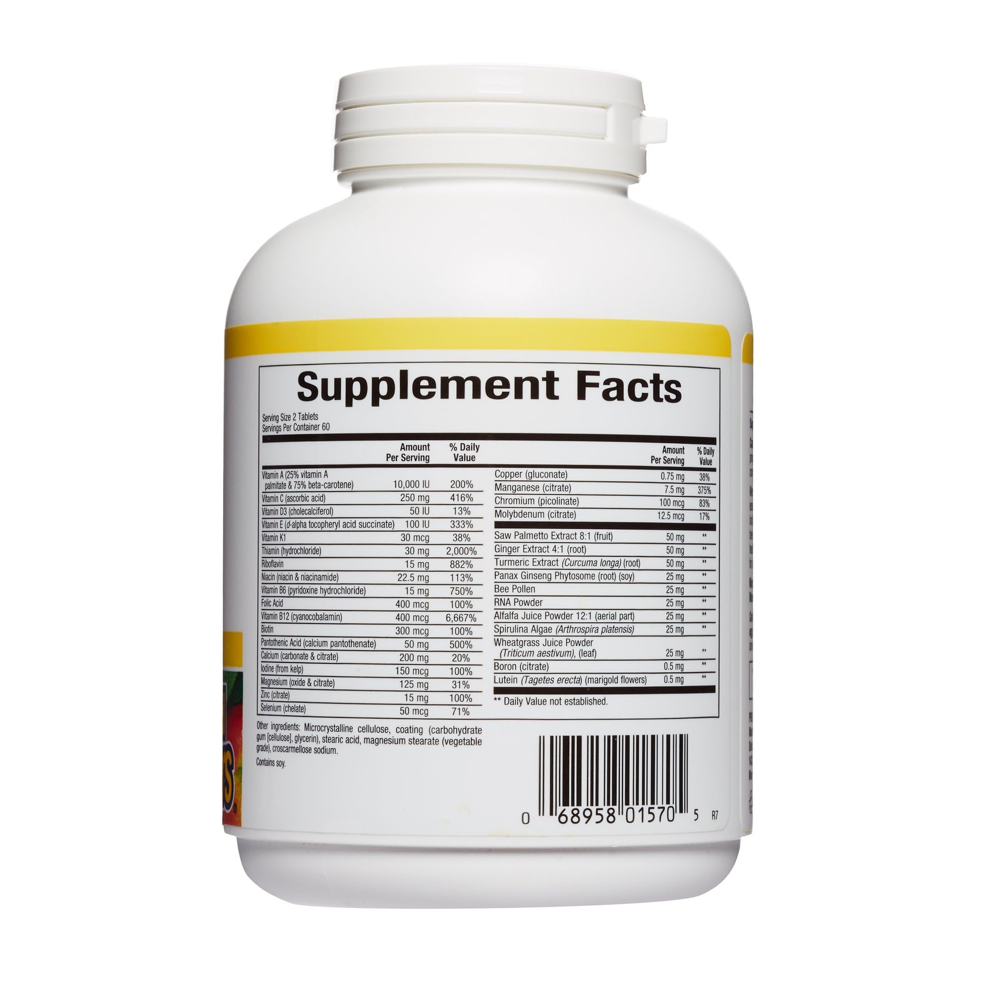 Natural Factors dr. Murray multistart« Men's 120 tabs (Multi-Pack)