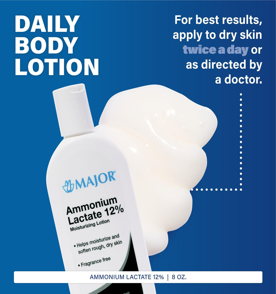 Major Ammonium Lactate 12%, 8oz