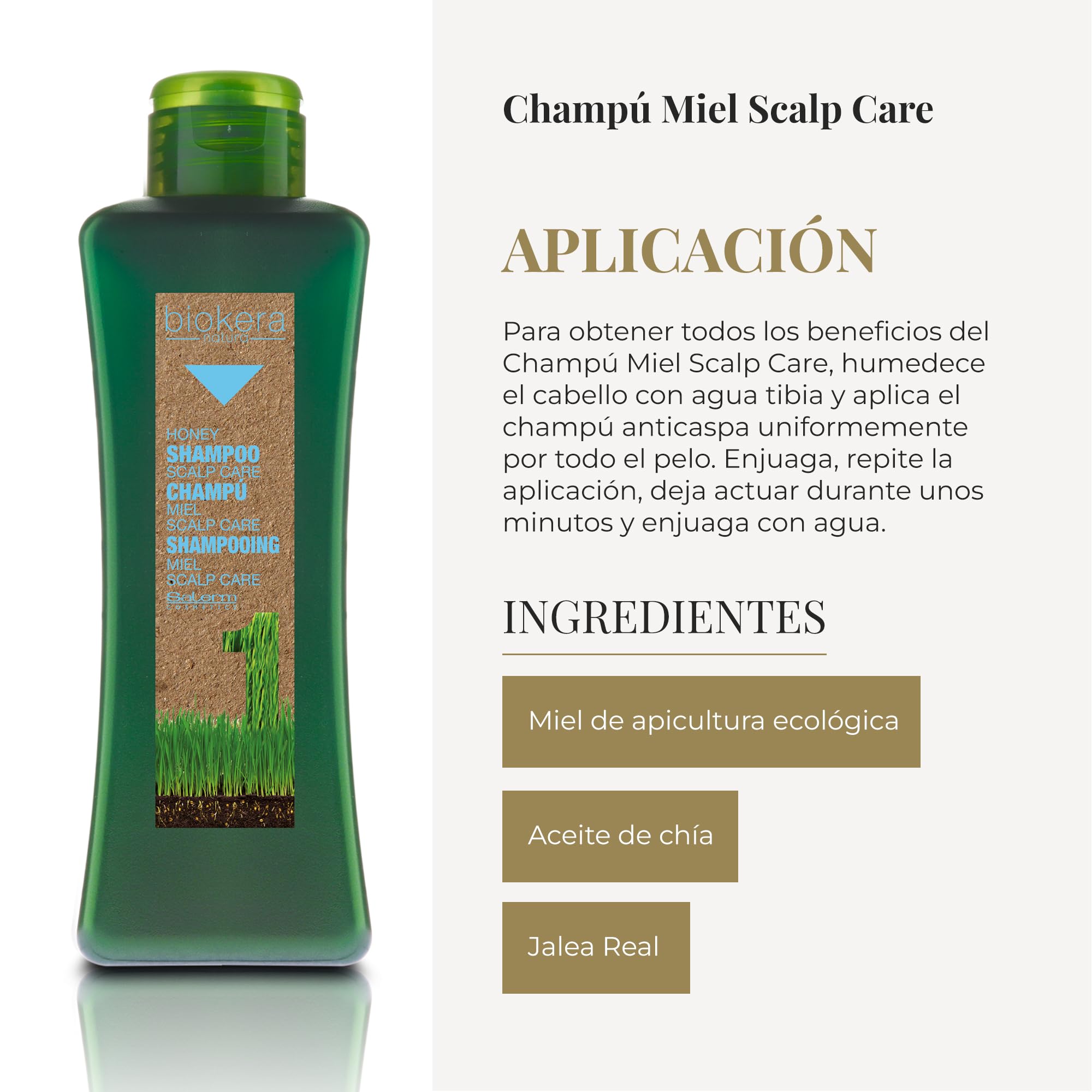 Salerm Cosmetics Biokera Natura Honey Scalp Care 11.0oz