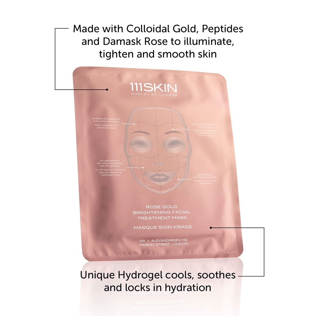 111Skin 111 Skin Rose Gold Brightening Facial Treatment Mask