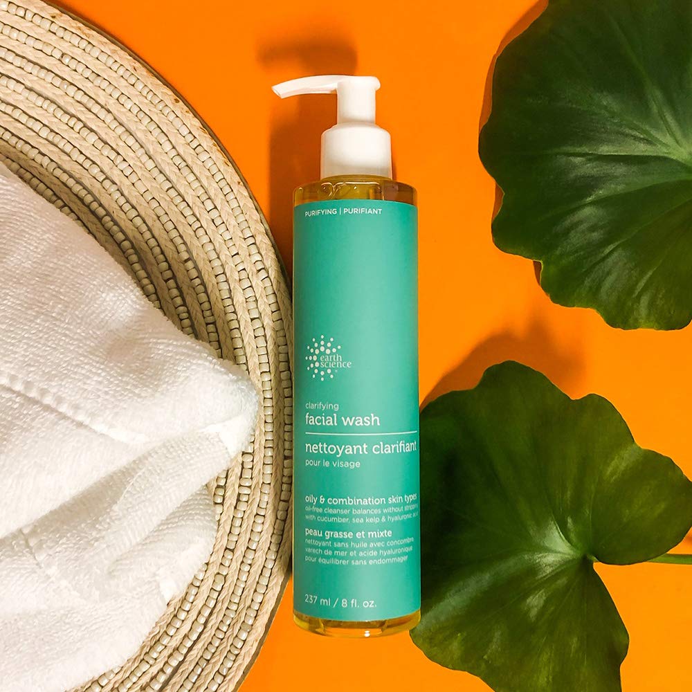 Earth Science Clarifying Facial Wash, Pack of 3