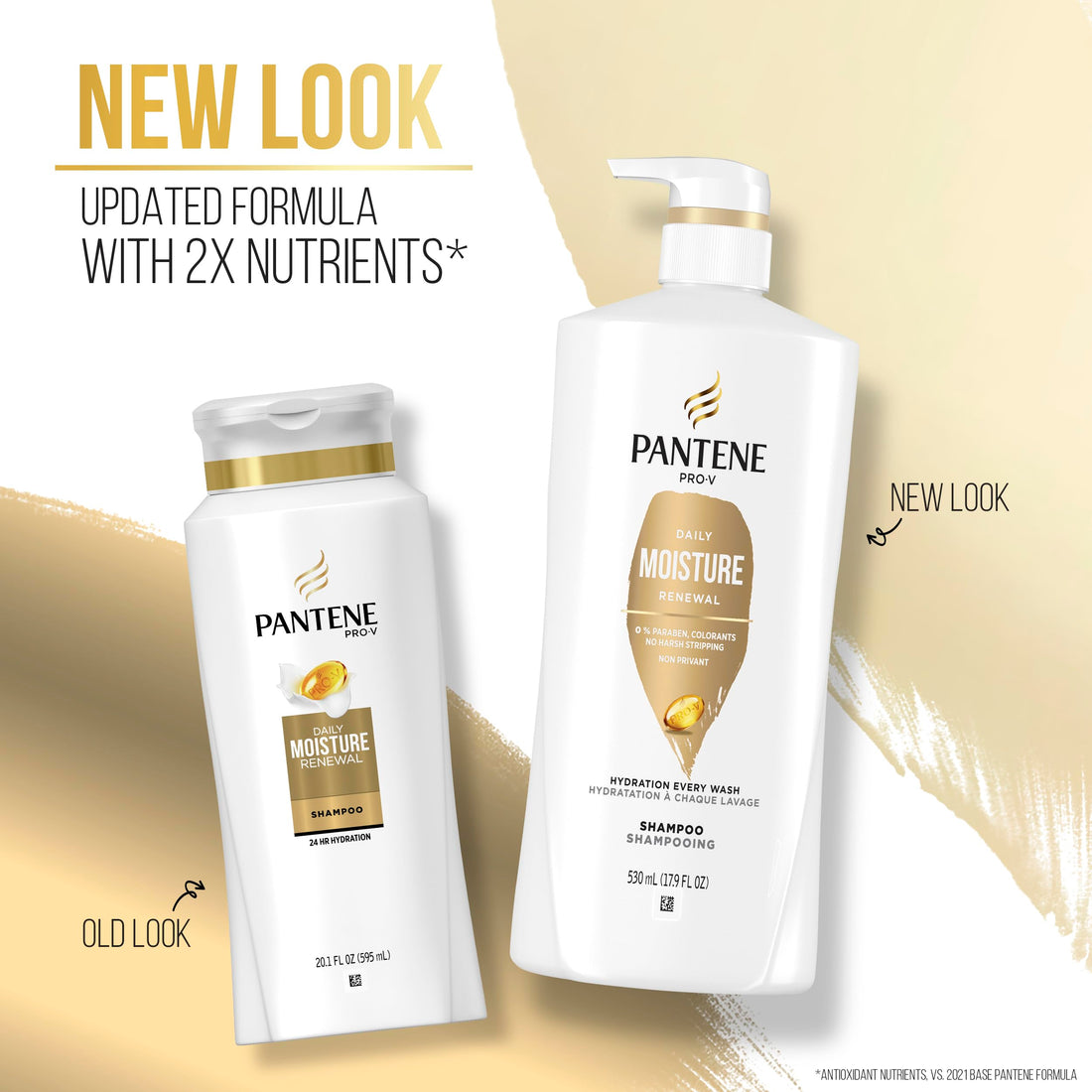 Pantene Pro-V Daily Moisture Renewal Shampoo 17.6 fl oz Pump Bottle