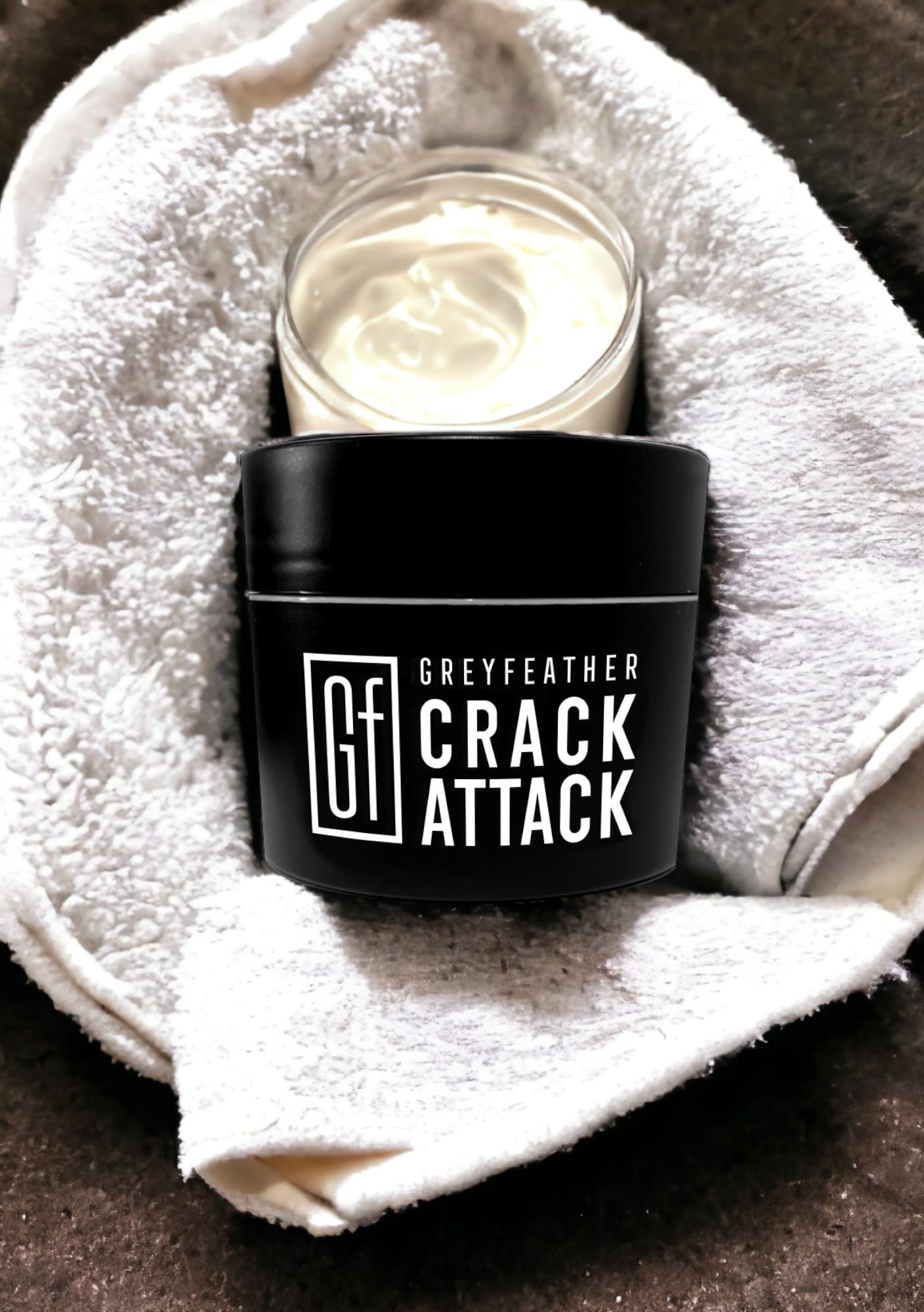 Greyfeather Crack Attack Hand Cream for Dry Cracked Hands & Feet, Skin Repair Cream for Gardeners, Nurses, Bug Bites, Rashes, Gift for Mother’s Day, Easter, Weddings, Outdoor Use (4 oz)