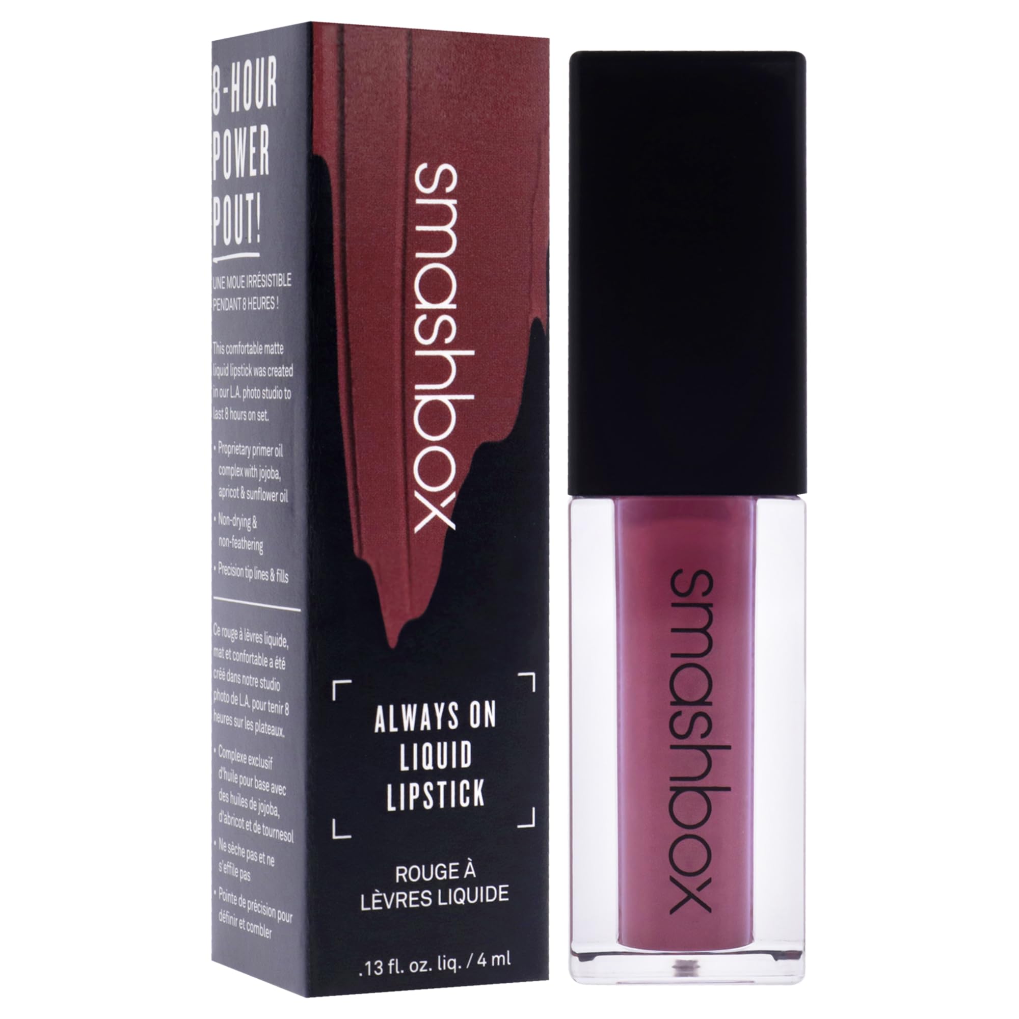 Smashbox Matte Always On Liquid Lipstick, Big Spender, 0.13 Fluid Ounce