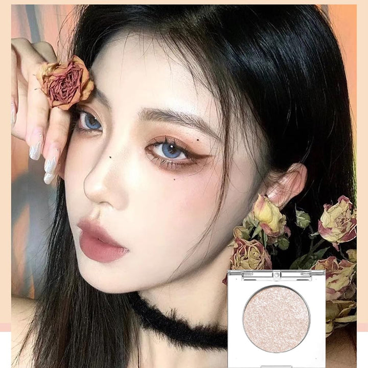 Deepmind Moonstone Shimmer Eyeshadow Palette, Korean Eye Glitter, Long-Lasting, Waterproof, Cream Formula, Eye Makeup and Highlight (1.0 Fl Oz)