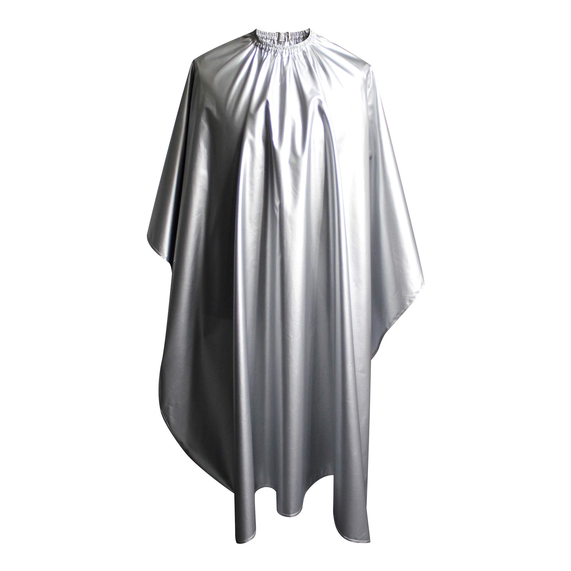 Silver : SMARTHAIR Professional Salon Cape Polyester Haircut Apron Hair Cut Cape,54”x62”,Silver,C012001B-S