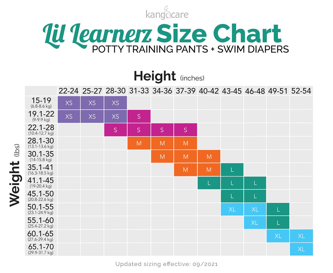 Kanga Care Lil Learnerz Toilet Training Pants, Tokispace & Platinum, Medium