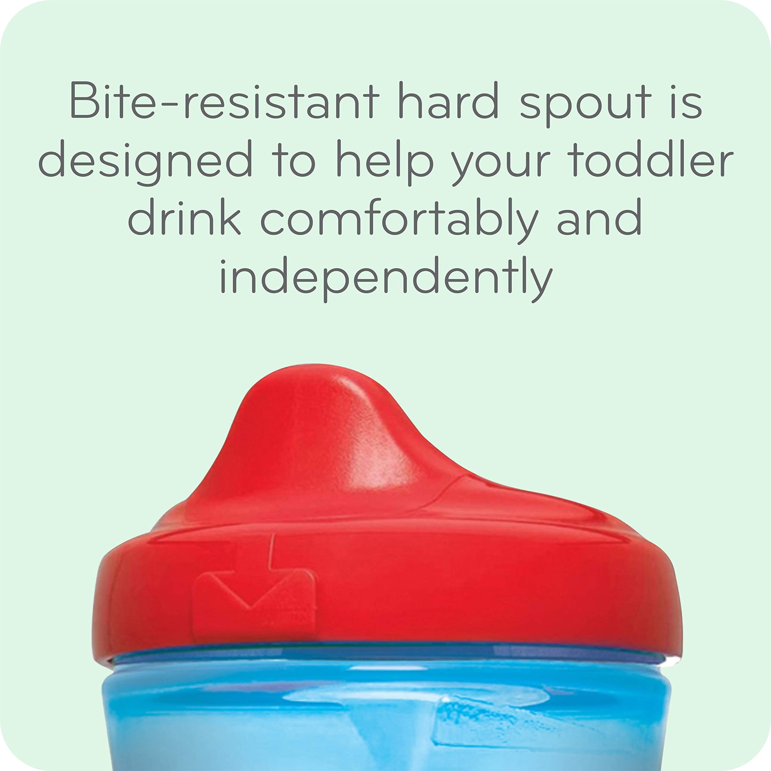 NUK Sesame Street Hard Spout Cup, 10 Oz, 2 Pack – BPA Free, Spill Proof Sippy Cup