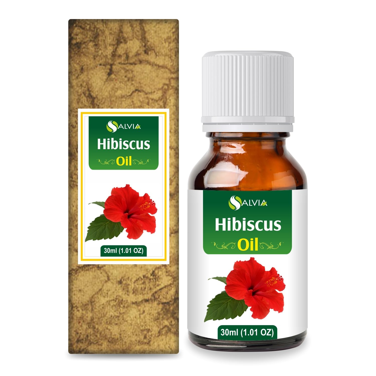 Hibiscus (Hibiscus Sabdariffa L) Essential Oil 100% Pure Uncut Undiluted Cold Pressed Herbal Premium Aromatherapy Oil - 30ML/ 1.1fl oz