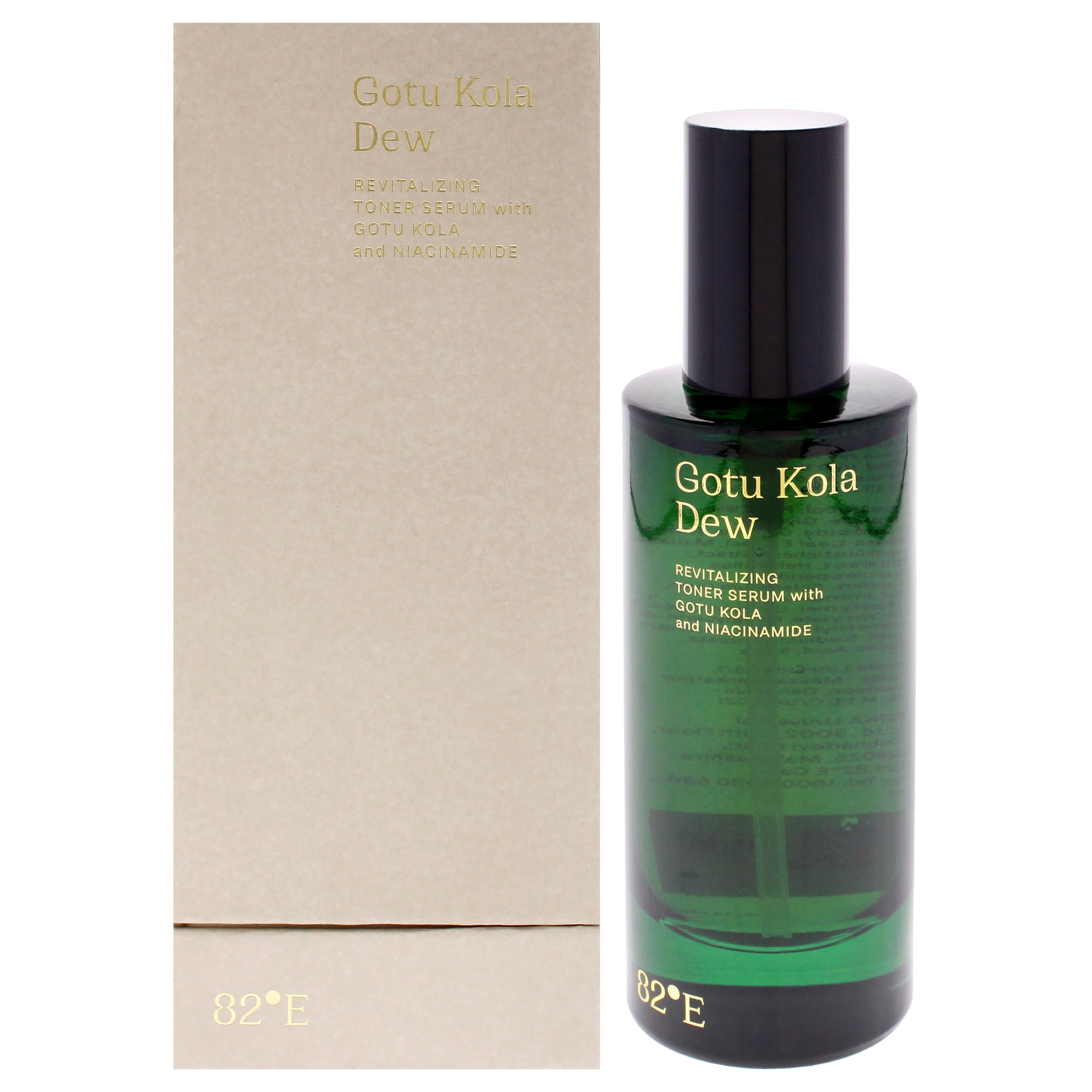 Gotu Kola Dew Revitalizing Toner Serum by 82E for Women - 3.3 oz Serum