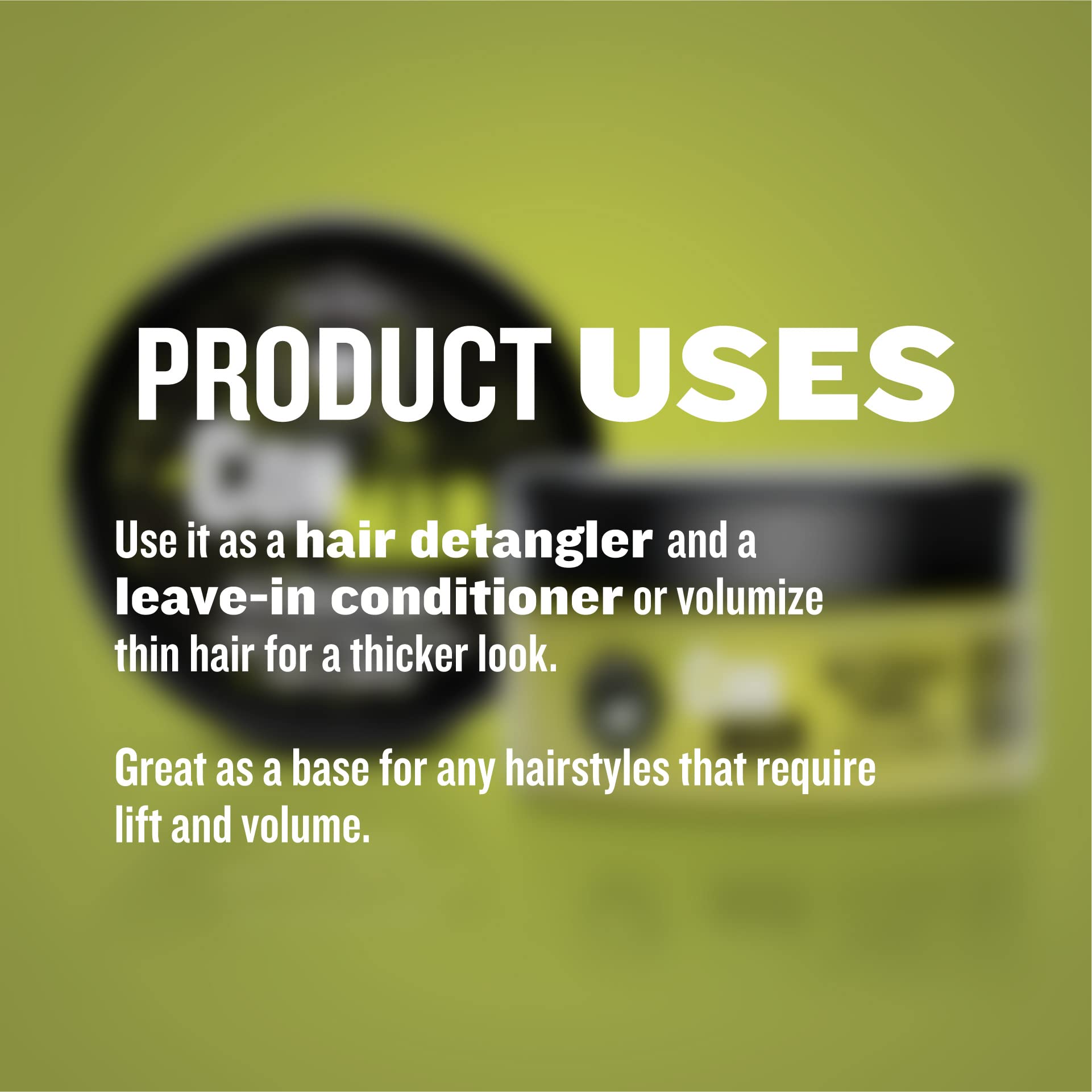 GIBS Grooming Con Man Hair & Beard Pudding, 19 Fl Oz