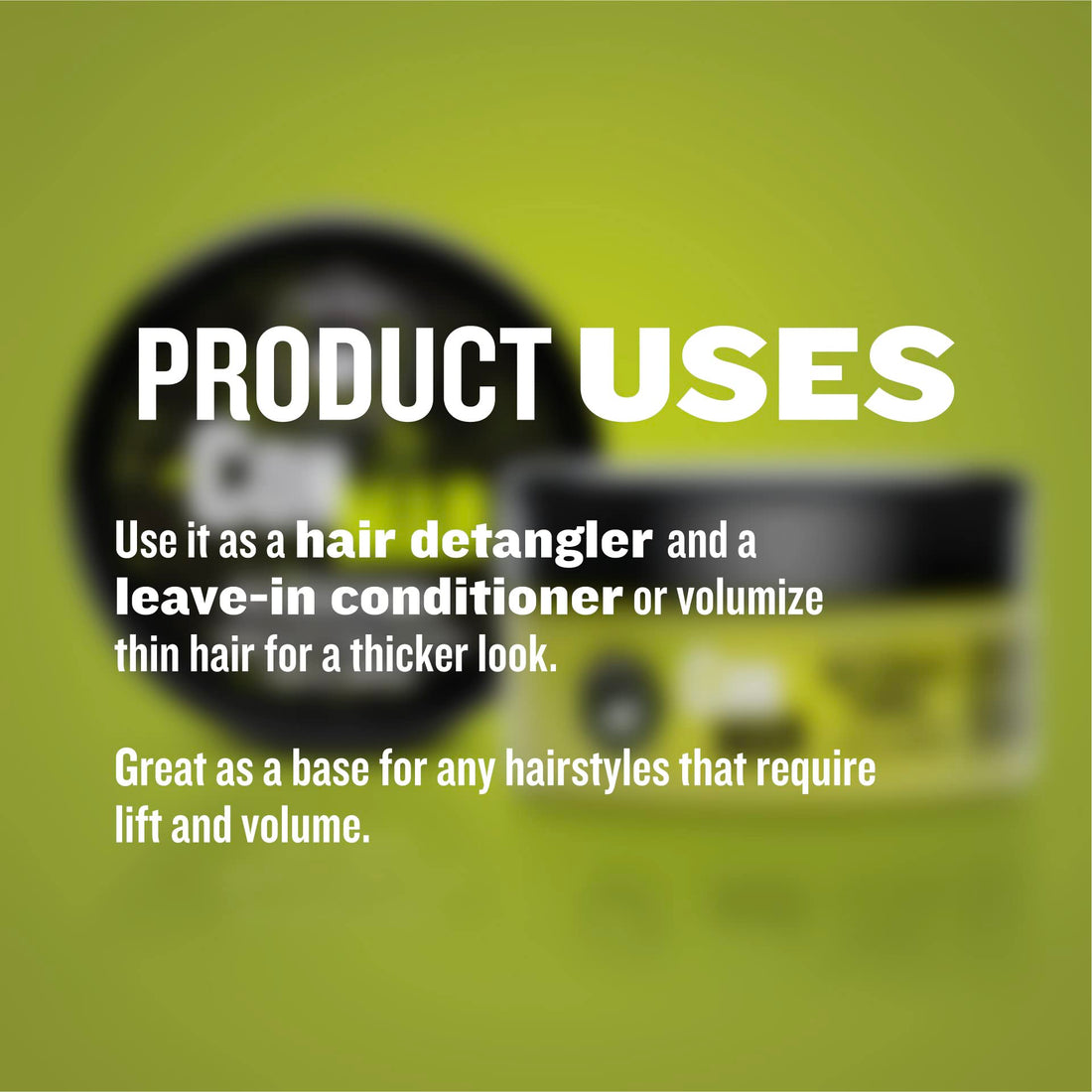 GIBS Grooming Con Man Hair & Beard Pudding, 19 Fl Oz