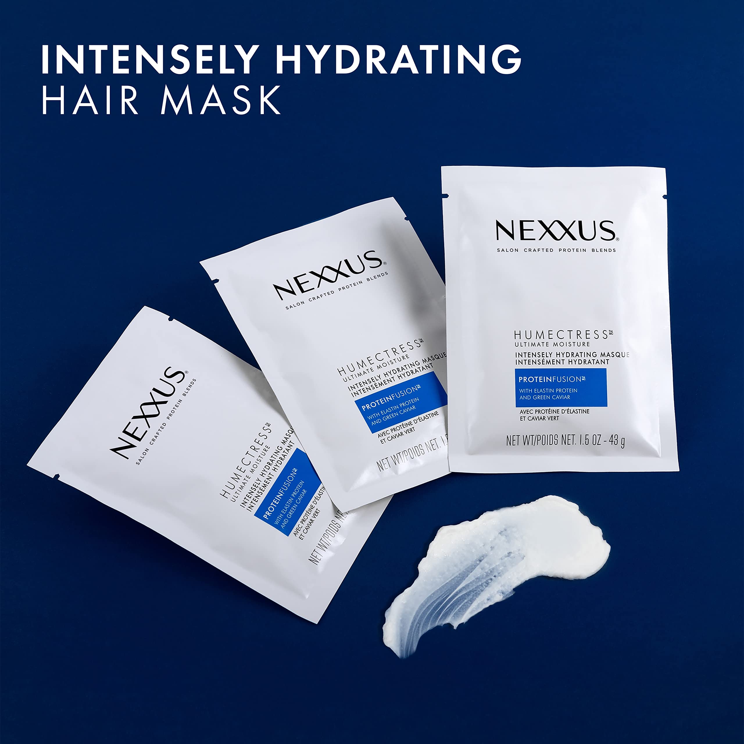 Nexxus Humectress Moisture Masque for Normal to Dry Hair 1.5 oz, Pack of 10