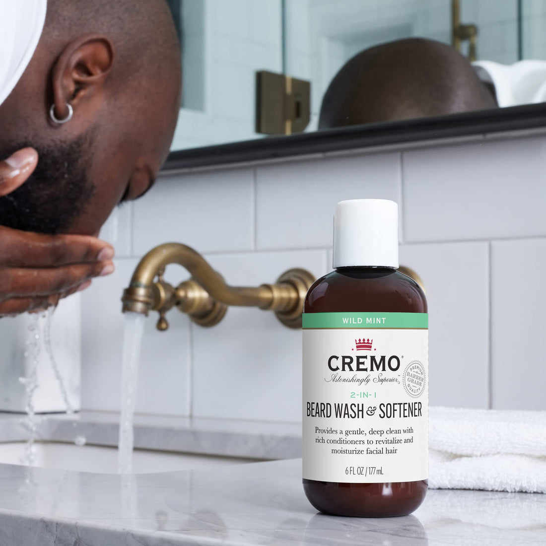 Cremo Beard and Face Wash - Mint Blend - 6oz