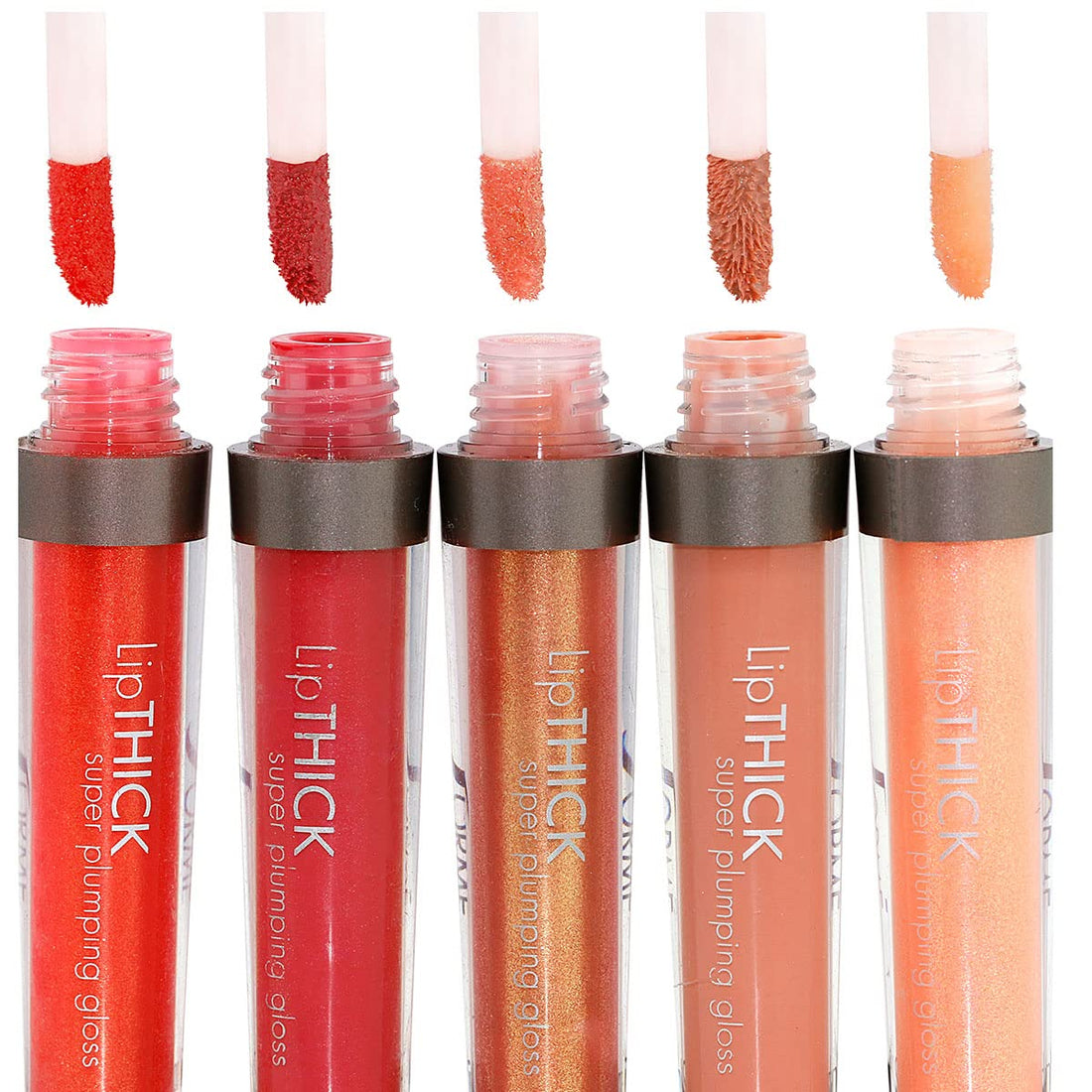 Sorme Cosmetics Lip Thick Plumping Lip Gloss, Barely, 0.11 Ounce