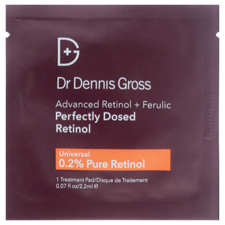 Dr Dennis Gross Advanced Retinol Plus Ferulic Perfectly Dosed Retinol for Women - 8 x 0.07 oz Treatment