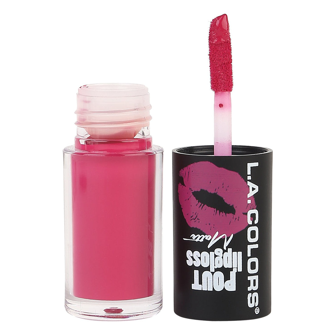 L.A. Colors Pout Matte Lipgloss, Sweet Lips Magenta, 4g