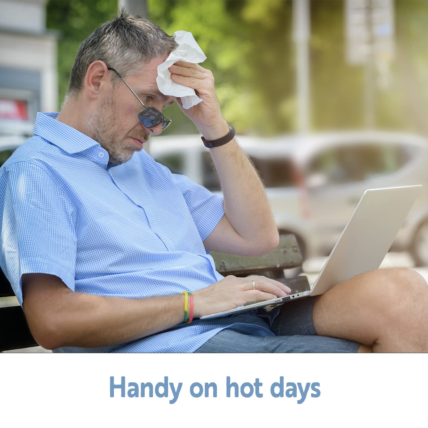 Natural Essentials Fever-eez Baby Fever Relief for Kids, Soothing Forehead & Body Wipes for Babies, Provide Immediate Cooling Sensation during Fevers, High Body Temperatures and Hot Flashes