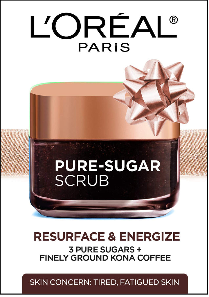 L'oreal Paris Skin Care Skincare Resurface and Energize Coffee Facial Scrub, 1.7 Ounce