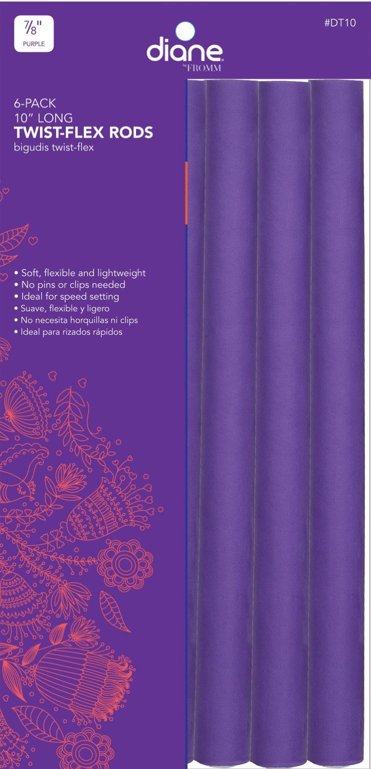 Diane Twist-flex Rods 7/8 Diameter Purple 7 Long AD
