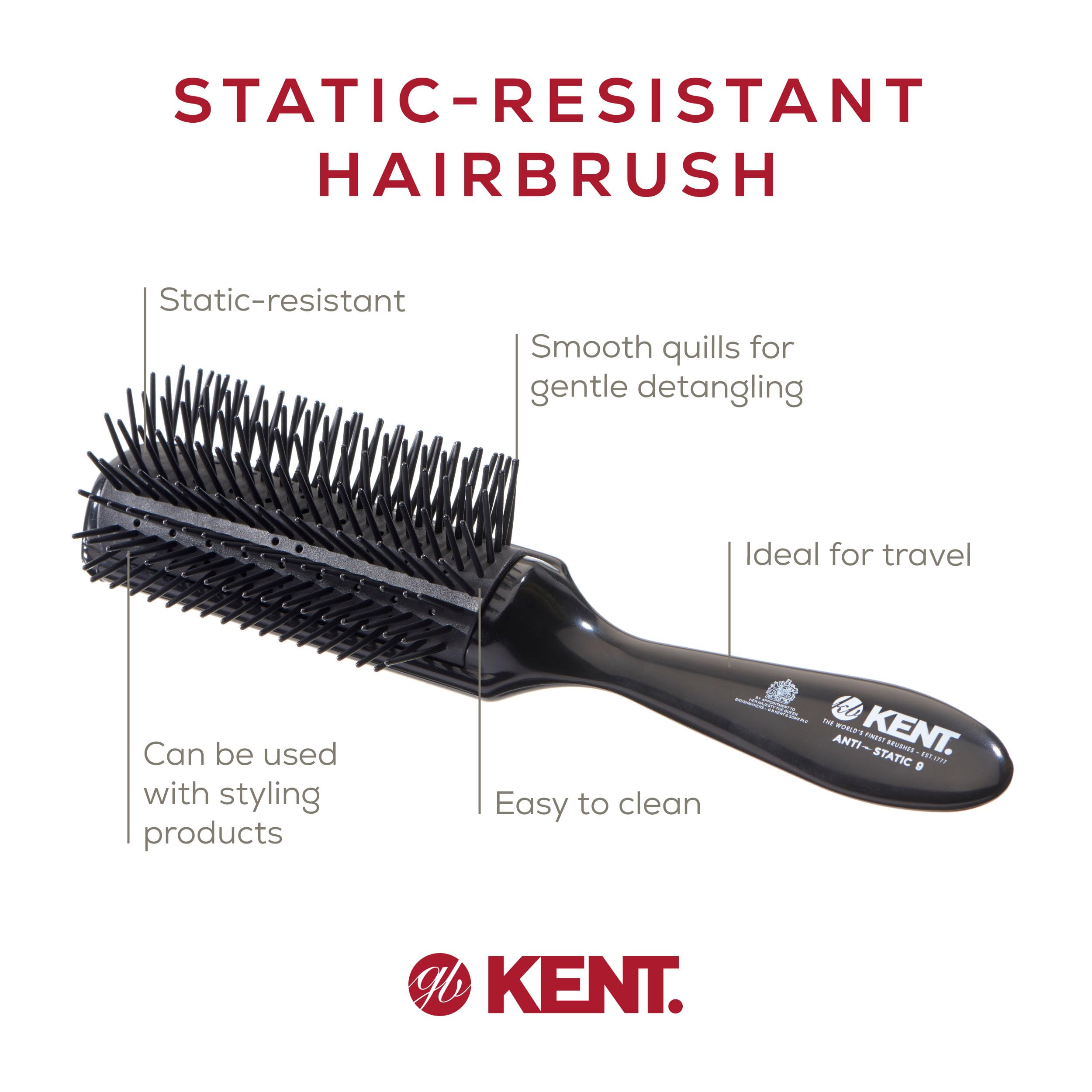 Kent AS9 Hair Brush